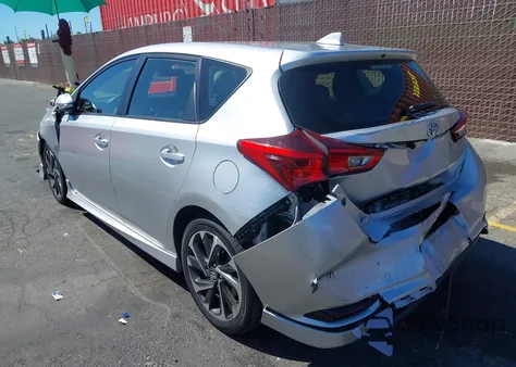 2017 Toyota Corolla Im z USA, uszkodzony, nr VIN JTNKARJE4HJ536360